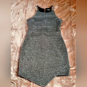 Express silver mini dress 2